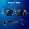 ONKELYIM Smart Translation Glasses, AI Glasses Powered by Chat GPT for Men and Women, 6.0 Bluetooth Sunglasses with Polarized Lens, AI Real-time Translation with Translator 164 languages for Daily Use view 4
