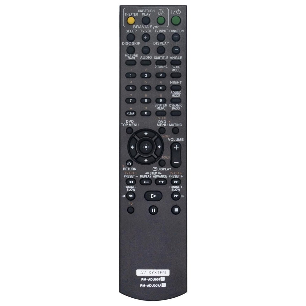 RM-ADU007A DVD Remote Control for Sony DVD Player in Living Rooms or Rooms, No Programming or Pairing Needed, Replacement Remote Compatible Models DAV-HDX275 DAV-HDX276 DAV-HDX277WC DAV-HDX279W