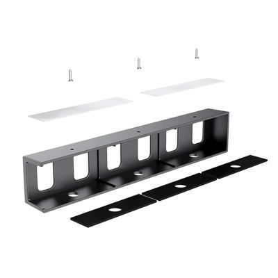 WEISUYUUS Under Desk Laptop Mount Space Saving Organizers Antislip Silicone Pad for Secure Storage and Workspaces Optimization