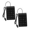 LABRIMP 2pcs USB Numeric Keypad Numpad with Mechanical Keys Portable Financial Number Pad for Laptop Desktop PC Shortcut Keyboard for Accounting and Banking Tasks view 1