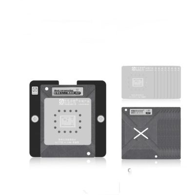 Amaoe 18pcs X-16 CPU Tin Plating Platform Kit with Steel Mesh,Magnetic Base,Positioning Board Suitable for X-11,12,13 Max,14,15,16CPU, A11.A12. A13. A14. A15. A16. A17. A18. A18pro Series Tool