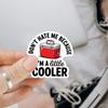 3Pcs Dont Hate Me Because Im a Little Cooler Sticker Don't Hate Me Because I'm a Little Cooler I'm a Little Cool Little Cool Pun Stickers for Laptop Bottle Phone Car Helmet 3" (N5) view 2