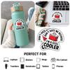3Pcs Dont Hate Me Because Im a Little Cooler Sticker Don't Hate Me Because I'm a Little Cooler I'm a Little Cool Little Cool Pun Stickers for Laptop Bottle Phone Car Helmet 3" (N5) view 3