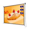 60/100in Projector Screen Manual Pull Down, 16:9/4:3 Wall Mounted Movie Screen, Projection Screen for Office Home Theater(84in 4:3) view 1