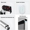 60/100in Projector Screen Manual Pull Down, 16:9/4:3 Wall Mounted Movie Screen, Projection Screen for Office Home Theater(84in 4:3) view 4