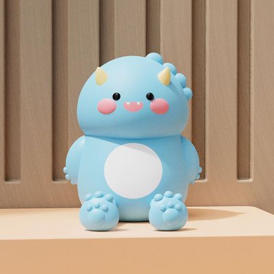 Lwalaneng Dinosaur Shape LED Night Light for Kids Room, Soft Silicone Nursery Lamp with Touch Control, 30-Min Timer, Rechargeable Bedside Lamp for Breastfeeding