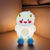 Lwalaneng Dinosaur Shape LED Night Light for Kids Room, Soft Silicone Nursery Lamp with Touch Control, 30-Min Timer, Rechargeable Bedside Lamp for Breastfeeding view 2