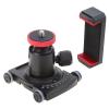 4 Wheeled Tabletop Manual Skater Camera Slider with Ball Head & Phone Clamp for DSLR Rig Film Slider Skater view 1