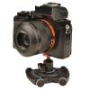 4 Wheeled Tabletop Manual Skater Camera Slider with Ball Head & Phone Clamp for DSLR Rig Film Slider Skater view 3