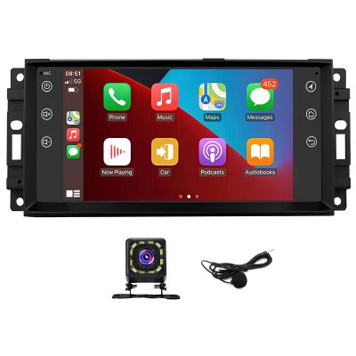 2+32G w/Android 13 Car Stereo for Dodge RAM 1500 2500 3500 with Wireless w/carplay w/Android Auto, 7inch IPS Touchscreen Car Screen with WiFi GPS Mirror Link w/Bluetooth SWC + Backup Camera