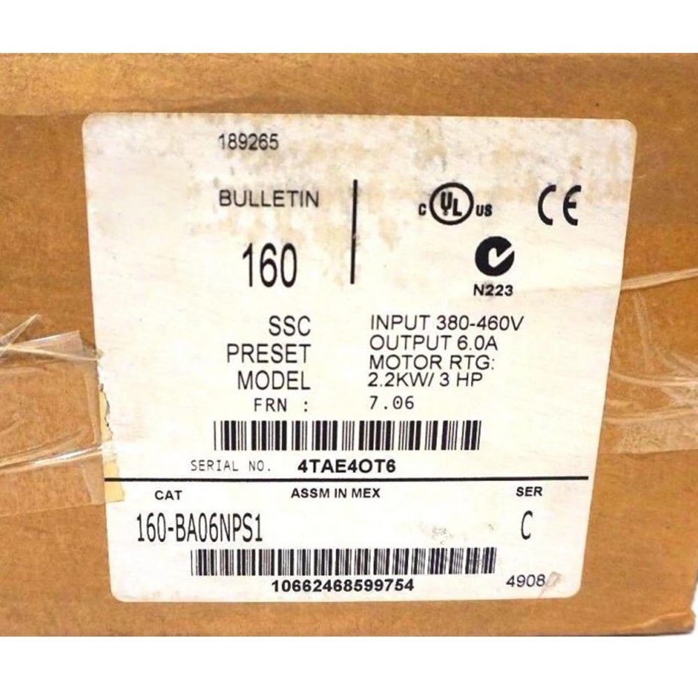 160-BA06NPS1 Inverter 160BA06NPS1 Sealed in Box 1 Year Warranty