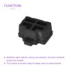 DMiotech 20 Pack 12x8.3mm RJ45 Silicone Ethernet Hub Port Anti-Dust Plugs Protector Stopper Cap Cover, Black view 4