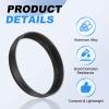 PATIKIL 5mm Telescope Extension Tube, 2Pcs M42 x 0.75mm on Both Sides Aluminum Alloy Lens Adapter Ring Extension Tube for Camera Eyepiece Telescope Accessory, Black view 3