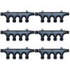 10-Pack 6-Port T-Connector for NMEA 2000 Network (Black) view 1