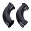 Zopsc 2 Pcs Speaker Port Tube, 90mm ABS Bass Enhancer, Curved Design for Improved Sound Projection, 80mm Hole Size for Subwoofers Bookshelf and Floor Standing Speakers view 1