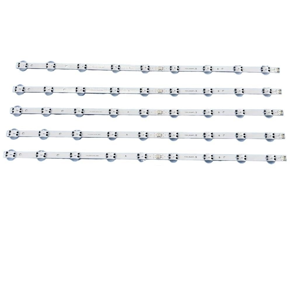 SONGYAWEIM LED Backlight Strip 9LED for 65NAN0793NE 65NAN0796NE 65NAN079 B0E HC65ODOG-ABXLA-A141(5pcs Set for 1 TV)