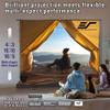 Elite Screens ezCinema Tab-Tension 16:9 X-Ratio Portable Projector Screen, Multi-Aspect Ratio, Manual Floor Rising Pull-Up Scissor-Lift Design + Carry Bag, Home Office Classroom- FT104XWH2-114V107X view 2