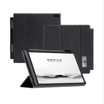 Case Compatible with iFLYTEK AINOTE Air 2 8.2 Inch, Lightweight Protective Folio Cover with Built-in Pen Holder(Black)