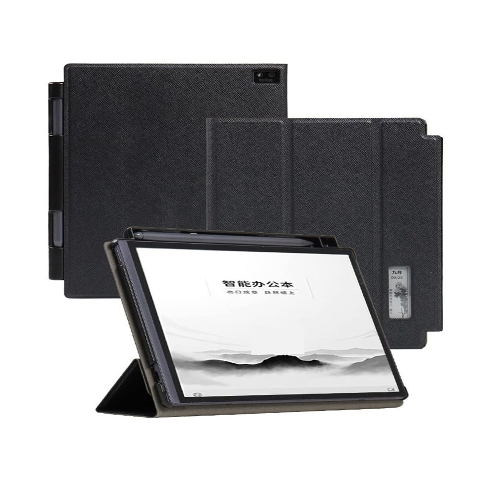 Case Compatible with iFLYTEK AINOTE Air 2 8.2 Inch, Lightweight Protective Folio Cover with Built-in Pen Holder(Black)