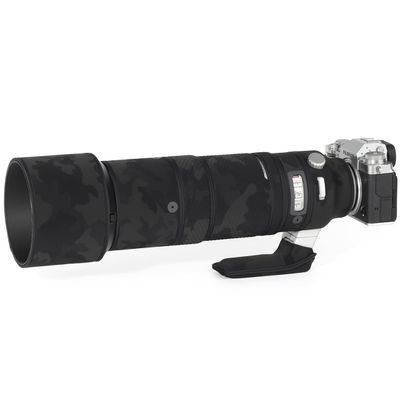 CHASING BIRDS Lens Camouflage Waterproof Coat for FUJIFILM XF 150-600mm F5.6-8 R LM OIS WR Rainproof Lens Protective Cover Version IV (Shadow Black, with 2.0X TC)