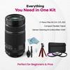 FUJIFILM XF 70-300mm f/4-5.6 R LM OIS WR Lens  Telephoto Zoom Lens with 3-Piece Filter Kit, Tripod, Cleaning Kit & BluebirdSales Microfiber Cloth view 2