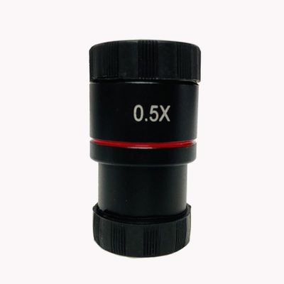1pc 0.5X L43 Digital Microscope Camera Reduction Relay Lens C-Mount Optical Microscope Eyepiece Adapter for Connecting Camera(1 PC 0.5X)
