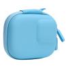 Walmeck Camera Storage Bag Hard Case Velvet Lining Zip Closure Splashing Proof for Action 5 Pro Camera Accessories (Blue) view 2