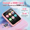 Kids Bluetooth MP3 Player with SpeakerChristmas Birthday Gift for 6-12 Year Old Girls Boys32GB Portable Travel Music Players,Pink view 3
