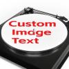 Custom Turntable Mat Record Platter Slipmat Add Your Own Design Here Vinyl Slipmat for Turntables Antistatic Tighter & Defined Bass view 1