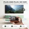 AIMIBO True 4K Wireless Display Adapter, 2026 Plug & Play 2.4G+5G@60Hz HDMI Wireless Dongle for i-Phone 17 Android Windows macOS Tablet Laptop to HDTV Monitor Projector -Support Airplay DLNA Miracast view 2