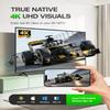 AIMIBO True 4K Wireless Display Adapter, 2026 Plug & Play 2.4G+5G@60Hz HDMI Wireless Dongle for i-Phone 17 Android Windows macOS Tablet Laptop to HDTV Monitor Projector -Support Airplay DLNA Miracast view 3