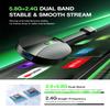 AIMIBO True 4K Wireless Display Adapter, 2026 Plug & Play 2.4G+5G@60Hz HDMI Wireless Dongle for i-Phone 17 Android Windows macOS Tablet Laptop to HDTV Monitor Projector -Support Airplay DLNA Miracast view 4