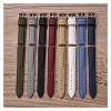 Coated Sailcloth Sport Strap 18/19/20/22mm Quick Release Wrist Band Smart Watches Accessories(Red-Gold,20mm) view 4