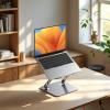 Vestamore Laptop Cooling Stand, Adjustable Desk Riser, Ergonomic for 10-17 Devices, Carbon Steel Frame, USB Fan, Anti-Slip view 4