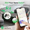 TECKNET 3-in-1 Air Tracker Tag 2-Pack (iOS Only), Rechargeable Smart Bluetooth Tracker, 100dB Alarm & Hidden Camera Detection, Compatible with Apple Find My, Item Finder for Keys, Luggage, Wallet, Pet view 3