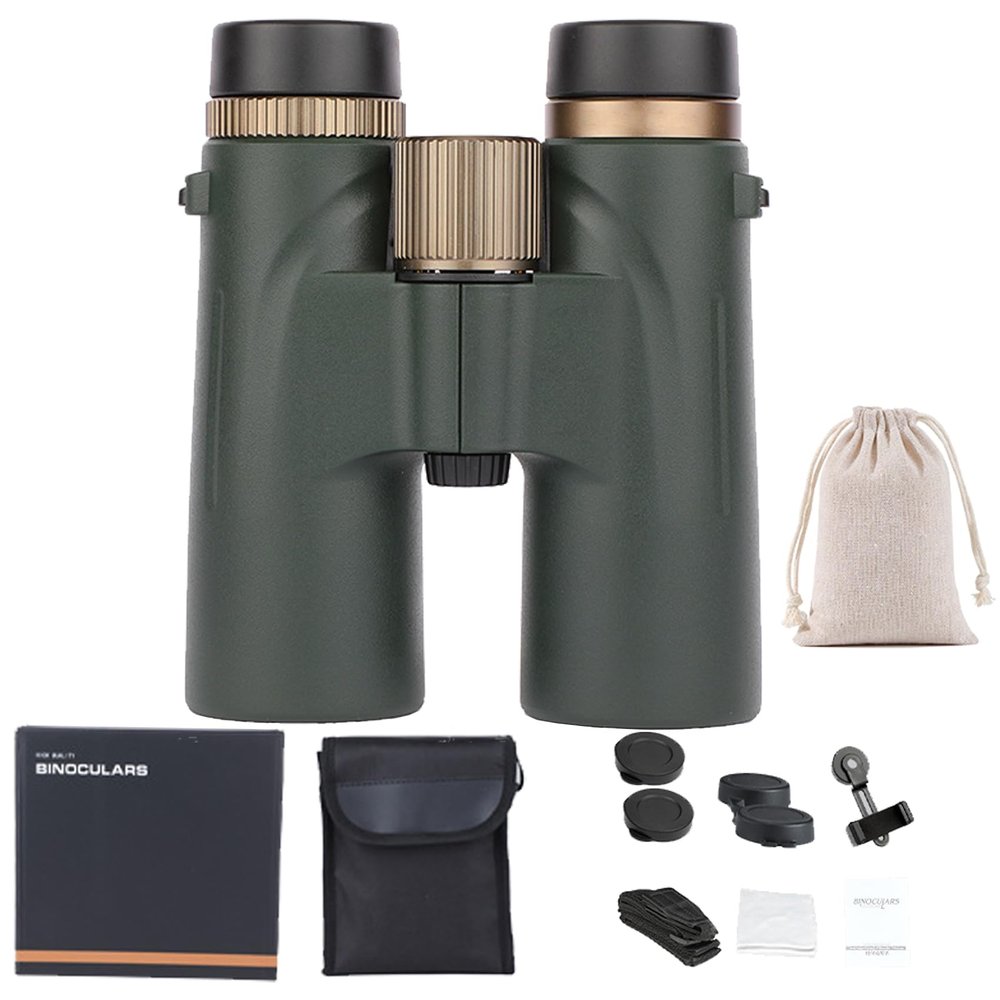 - Binoculars, Binoculars Waterproof, s Binocular 10x50, Smartphone Compatible, Wider View, Smart Focus