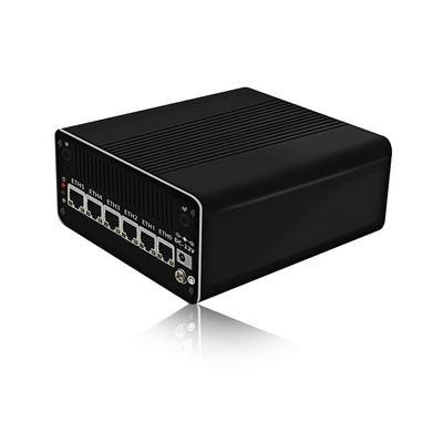 ANDAQI Micro Firewall Appliance, Mini PC, OPNsense, VPN, Router PC, 13th Raptor Lake U300, RJ49, 6 x 2.5GbE I226-V, HDMI, DP, USB3.2, Type-C, TF, 8G RAM, 512G SSD