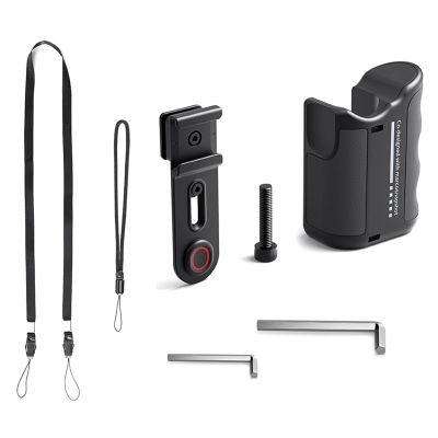 Action Cameras Hand Grip with Shutter Button & Cold Shoe 1/4" Mounting Thread Ergonomic Handle Suitable for Hero Series