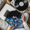 Blue Mushroom Turntable Phonograph Mat Anti Slip Mat LP Record Calibration Plate for Turntable Accessories, 3 MM Thickness view 2