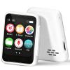 Kids Bluetooth MP3 Player with Headphones, Built-in Speaker, Bluetooth 5.3, 512GB Expandable, FM Radio, Voice Recorder, E-Book Reader - Music Player for Children, White view 1