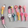 10 Pack Cute Animal Silicone Cable Protectors Universal USB Charger Cord Savers for Phone Tablet Adorable Cat Owl Pig Design Cable Guards view 2