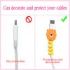 10 Pack Cute Animal Silicone Cable Protectors Universal USB Charger Cord Savers for Phone Tablet Adorable Cat Owl Pig Design Cable Guards view 3