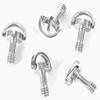 5 Pack 1/4" D-Ring SS Screw w Slot Head Long 14mm Shaft Tripod QR for QR Plate Stainless Steel view 2