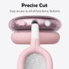 BlHMCASE Headphone Cover for AirPods Max, Cute Pink Ribbon Bow Flower Clear Ear Cups Covers, Pink Silicone Ear Pad Case Headband Cover for Apple AirPods Max view 4