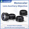 1pc 0.3X 0.5X 0.7X 2X 1X Barlow Lens 42mm Mounting Thread Microscopio Camera Objective Lens for 10A 120X 180X 300X Lens(0.7X) view 3