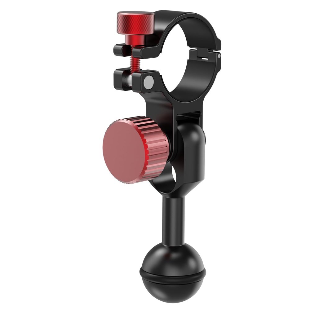 NovelGoal Aluminum Alloy Diving Light Mount with 1-inch Ball Head Adapter Clamp Bracket for 30-32mm Flashlights Underwater Photography Lighting (Type 2)