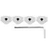 BGA Reballing Station Universal Aluminum Alloy Stencil Kit HT80H for Mobile Phone Chip Laptop CPU BGA Solder Ball Repair with Steel Mesh Holder and Hex Wrench view 4
