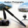 Carbon Fiber Telescopic Monopod for DSLR Camera, 5 Sections, 165cm Max Height - Lightweight and Portable, Quick Locking System, Comfortable Foam Handle view 3