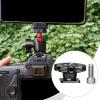 AsrMyjcx Camera Hot Shoe Mount Adapter Camera Accessory Conversion Base Compact Professional Aluminum Alloy Versatile Flash Shoe Mount view 4