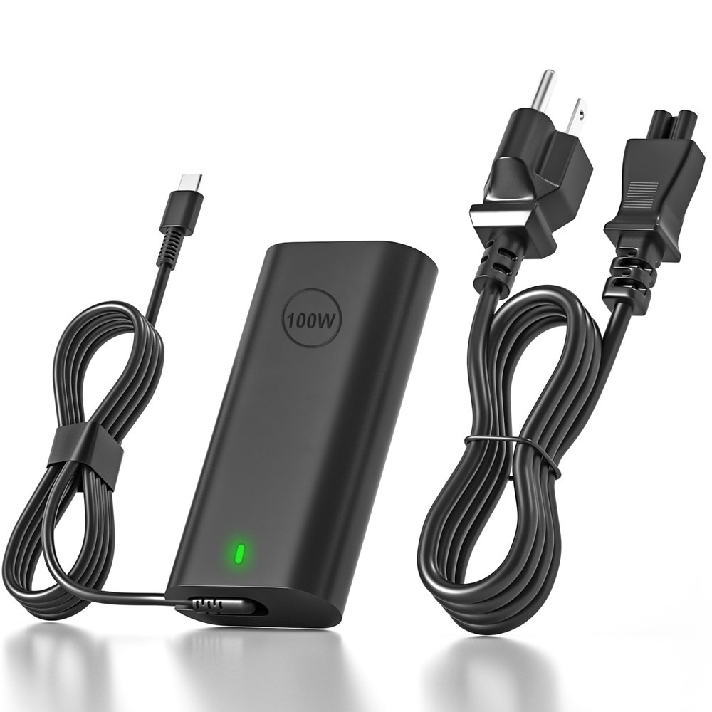 100W USB-C Charger fit for Dell Laptop Precision 3541 3560 3561 3580 5770 5680 XPS 14 9440 Latitude 5420 5530 5540 3440 7420